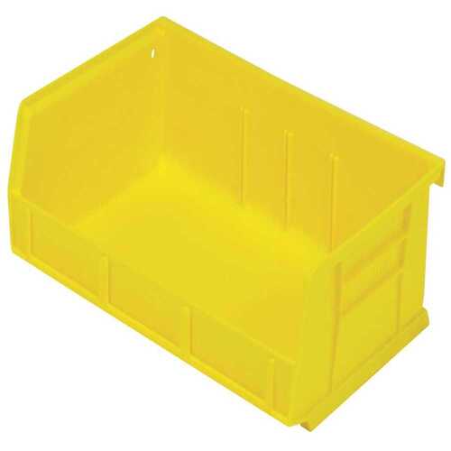 QUANTUM STORAGE SYSTEMS QUS236YL Ultra-Series 1.05-Gal. Stack and Hang Storage Tote in Yellow
