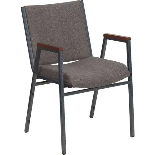 Fabric Stackable Chair in Gray