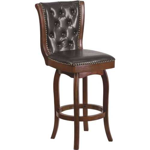 Carnegy Avenue CGA-TA-183800-CA-HD 28 in. Bar Height Cappuccino Bar Stool Color/Finish Family