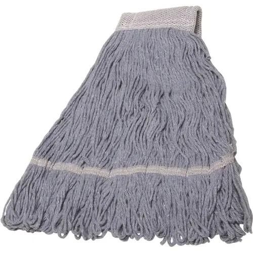 ALPHAPOINTE 7920-01-511-4328 Skilcrafta Inhibitor Wet Mop Head, Looped-End, 20 Oz., Blue - pack of 12