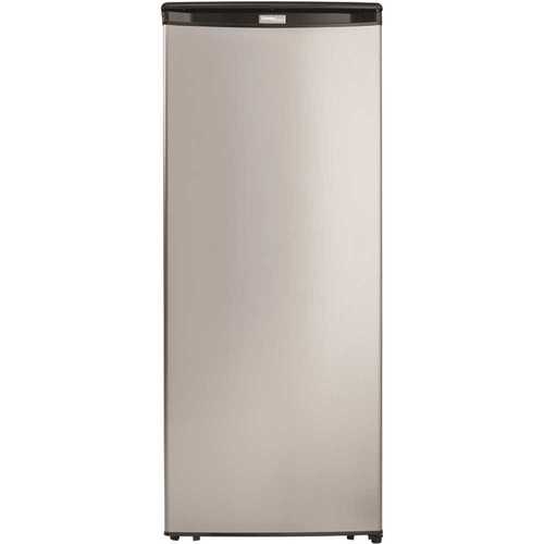 Danby Products DUFM085A4BSLDD Designer Garage ready 8.5 cu. ft. Manual Defrost Upright Freezer in Stainless Steel