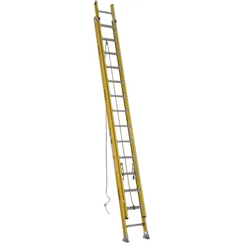 28 ft. Fiberglass D-Rung Extension Ladder with 375 lbs. Load Capacity Type IAA Duty Rating