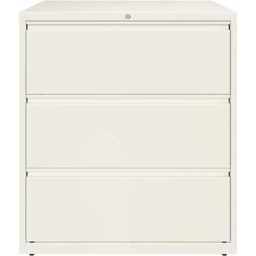 Hirsh Industries 23745 HL10000 Series, Silver, 3-Drawer Lateral File Cabinet, 36 in. Wide