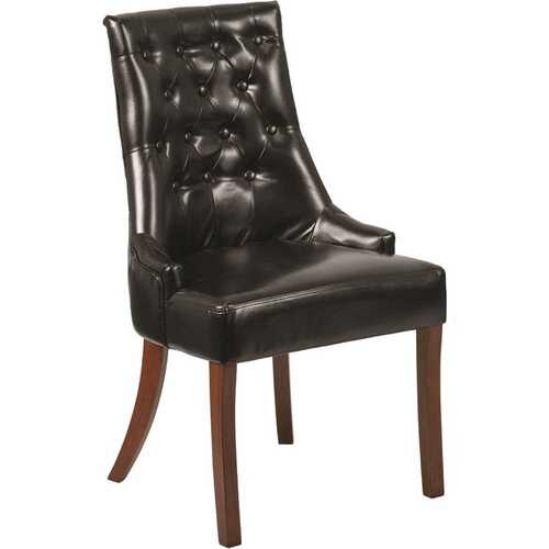 Black Leather Office/Desk Chair