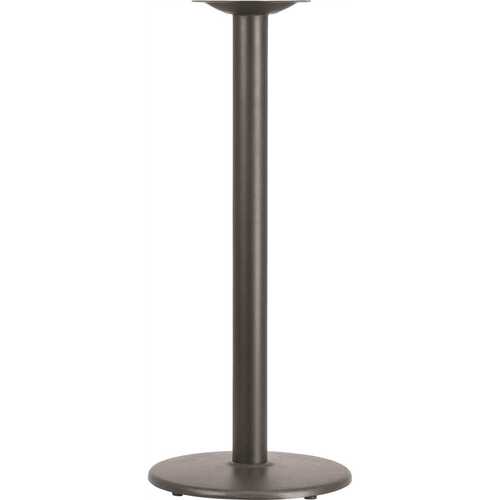 Black Metal Pedestal Dining Table - Base Only - Seats 2