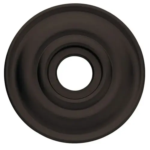 2-5/8" Grooved Privacy Rose Oil Rubbed Bronze Finish Pair