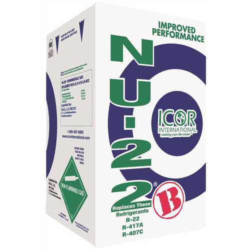 ICOR International NUB25 NU-22B Refrigerant, 25 lbs. Cylinder