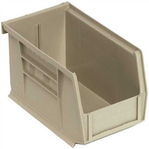 Ultra Series 0.4 Gal. Hang Storage Tote and Stack in Stone