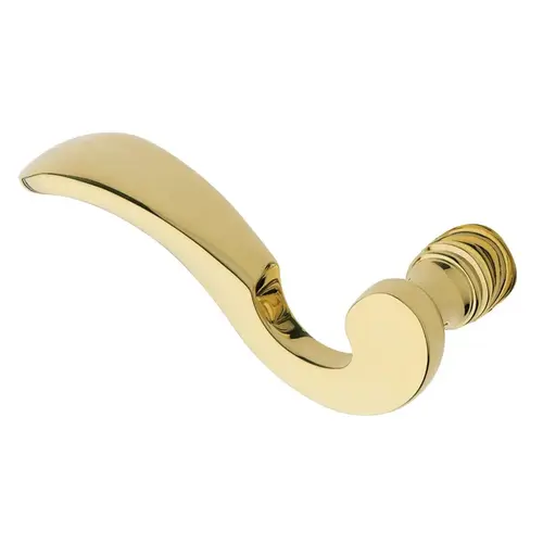 Estate Lever Less Rose Polished Brass