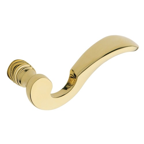 Estate Lever Less Rose Polished Brass