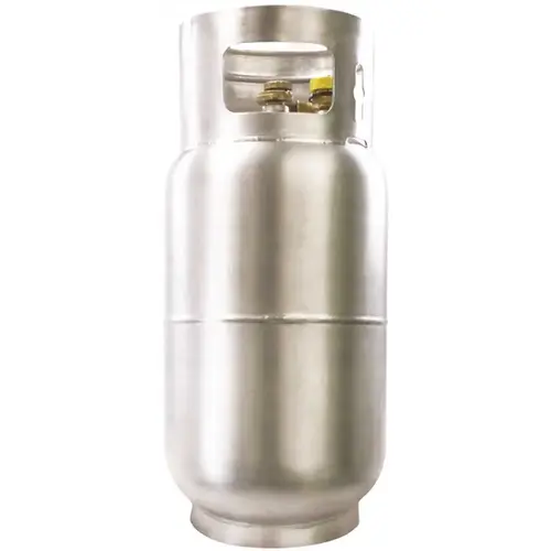 Flame King YSN335-ALM Aluminum Forklift Cylinder 33.5 LB Silver
