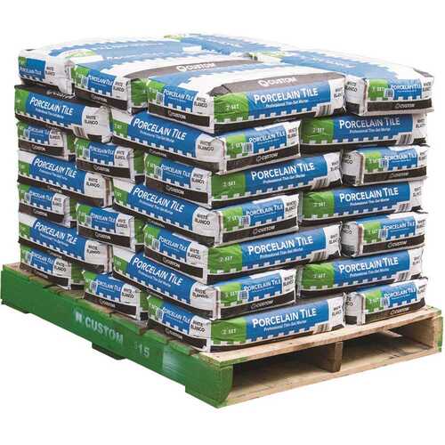 Custom Building Products PLMW30-35 ProLite 30 lb. White Premium Large Format Tile Mortar ( / Pallet)