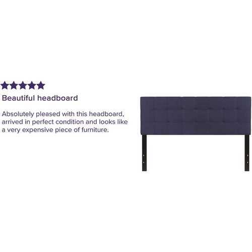 Carnegy Avenue CGA-HG-215601-NA-HD Queen Navy Headboard