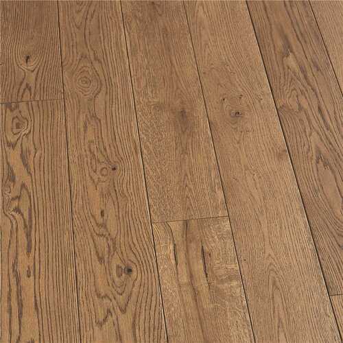 Malibu Wide Plank HDMCSS846SF Point Paradise French Oak 3/4 in. T x 5 in. W Wire Brushed Solid Hardwood Flooring (22.6 sq. ft./case)