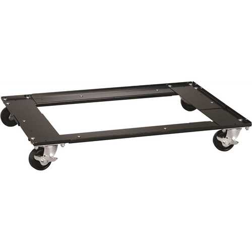 Hirsh Industries 15030 Adjustable Cabinet Dolly for Lateral Files and Storage Cabinets in Black