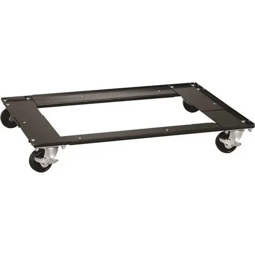 Adjustable Cabinet Dolly for Lateral Files and Storage Cabinets in Black
