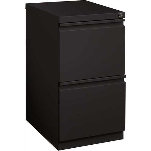 Hirsh Industries 18578 20 in. D Black Mobile Pedestal with Full Width Pull