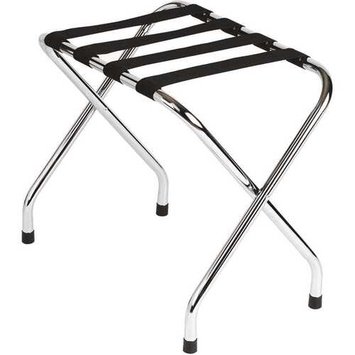 National Brand Alternative LRCHR01 Chrome Metal Luggage Rack