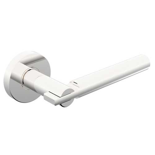 Estate Lever Less Rose Polished Chrome