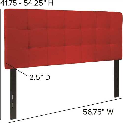 Full Red Headboard