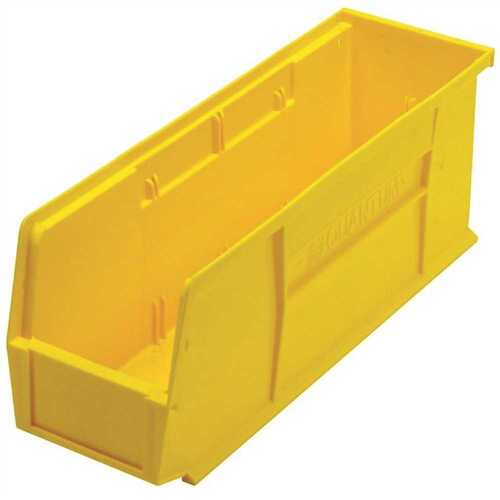 QUANTUM STORAGE SYSTEMS QUS248GN Ultra-Series 2.1 Gal. Stack and Hang Storage Tote in Yellow