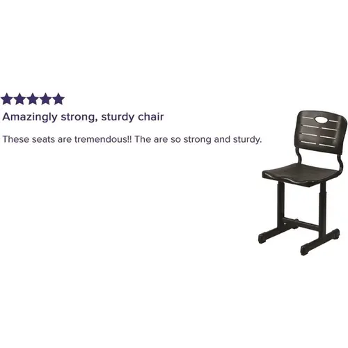 Black Student Desk Chairs