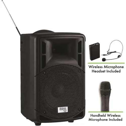 40 Watt Wireless PA System with Wireless Headset Mic