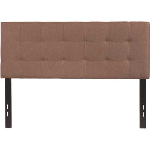 Full Camel Headboard Brown