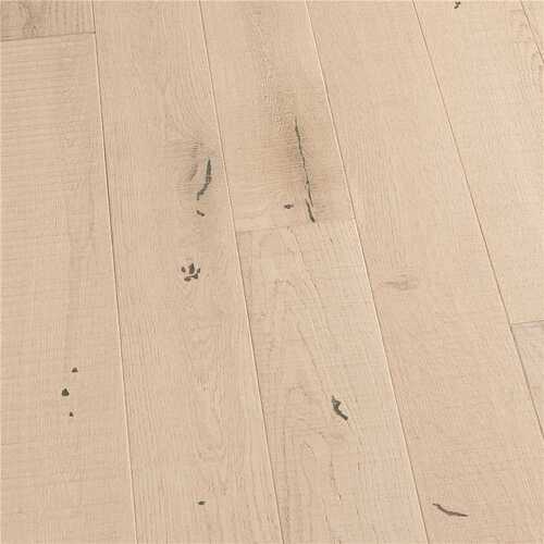 Malibu Wide Plank HDMSSTG476SF Miramar French Oak 3/4 in. T x 5 in. W Water Resistant Distressed Solid Hardwood Flooring (22.6 sq. ft./case)