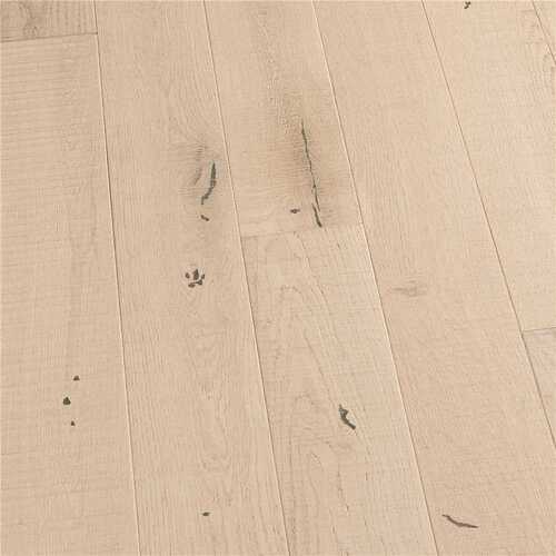 Miramar French Oak 3/4 in. T x 5 in. W Water Resistant Distressed Solid Hardwood Flooring (22.6 sq. ft./case)