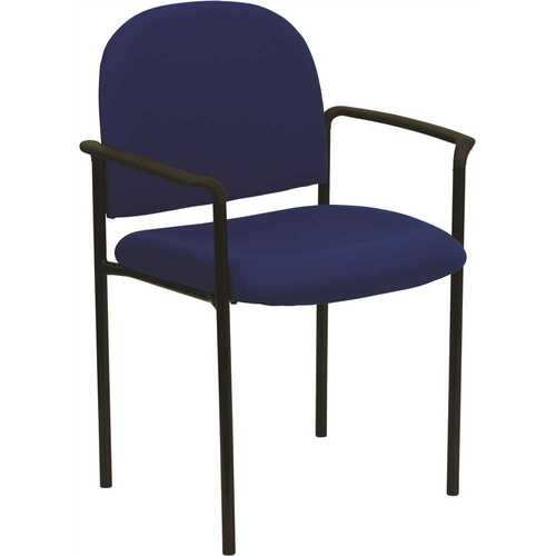 Navy Fabric Stack Chair