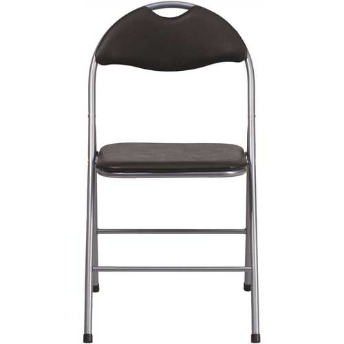 Black Metal Folding Chair