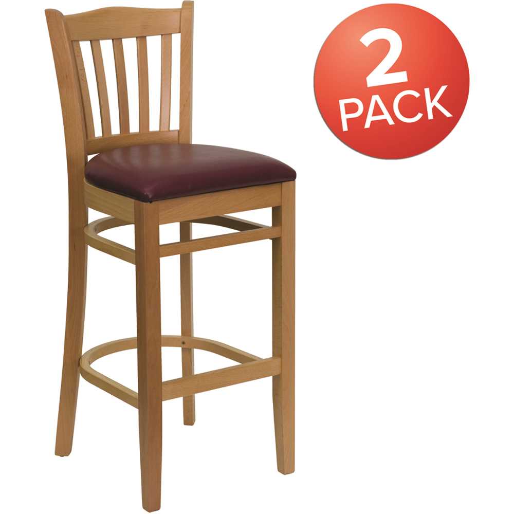 注目ブランドのギフト Carnegy Seat Vinyl Burgundy in. 31 CGA-XU-17689-BU-HD Avenue 工芸品