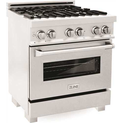 30 in. 4 Burner Dual Fuel Range in Fingerprint Resistant Stainless Steel