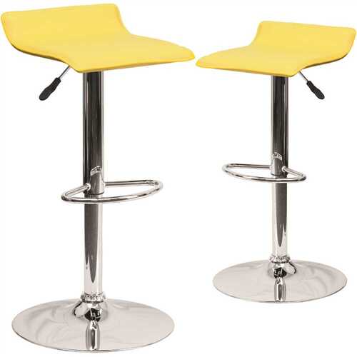 34 in. Yellow Bar Stool Color/Finish Family