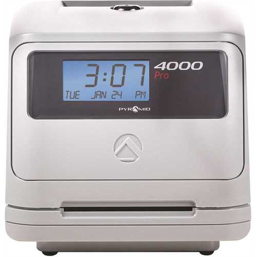 Pyramid Time Systems 4000 Auto Totaling Time Clock