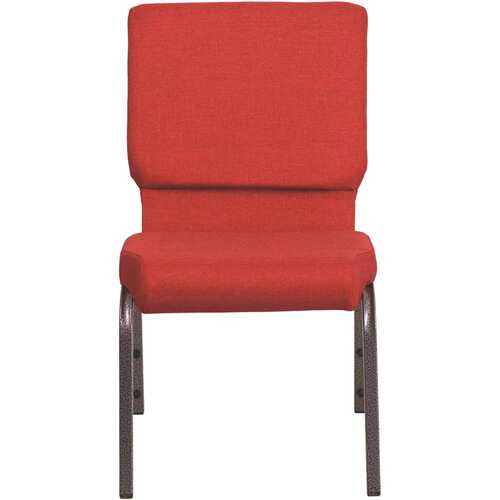 Fabric Stackable Chair in Red