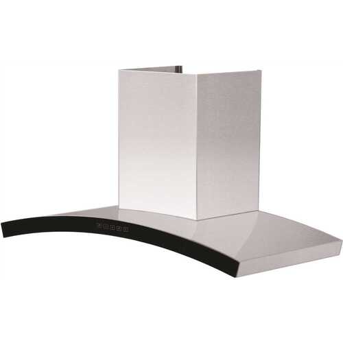 30 in. 400 CFM Ducted Vent Wall Mount Range Hood in Stainless Steel