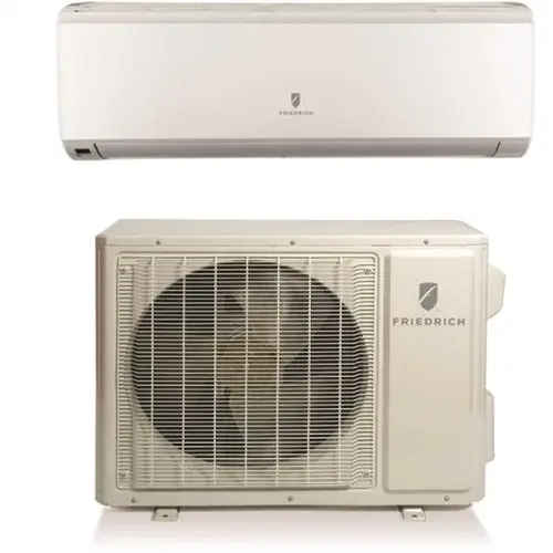 Select 18,000 BTU 1.5 Ton Ductless Mini Split Air Conditioner with Heat Pump 230-Volt White