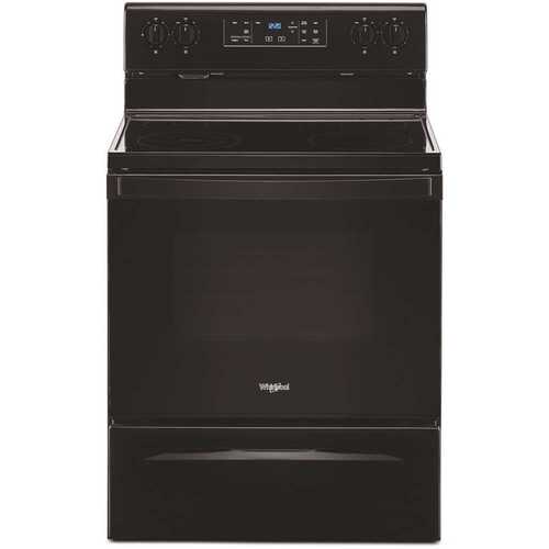 5.3 cu. ft. Electric Range with 4-Elements and Frozen Bake Technology in Black