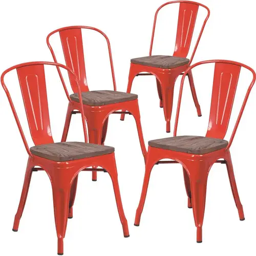 Red Restaurant Chairs