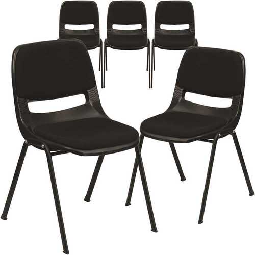 Black Plastic Stack Chair