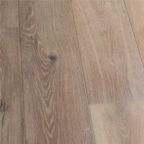 Malibu Wide Plank HDMRTG289EF Newport French Oak 1/2 in. T x 7.5 in. W Water Resistant Wirebrushed Engineered Hardwood Flooring (23.3 sq. ft./case)