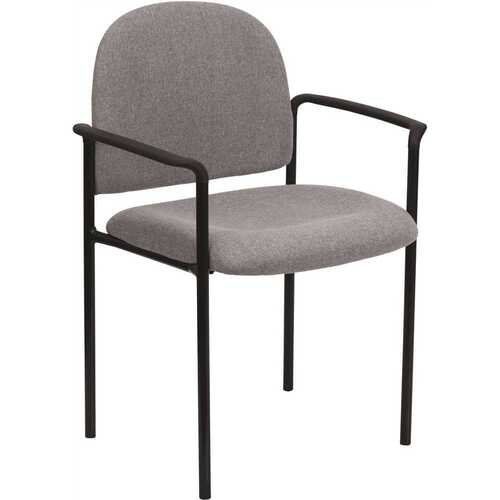 Fabric Stackable Chair in Gray