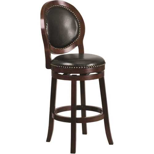 30 in. Bar Height Cappuccino Bar Stool Color/Finish Family