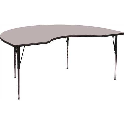 Flash Furniture CGA-XU-5744-GR-HD Gray Kids Table