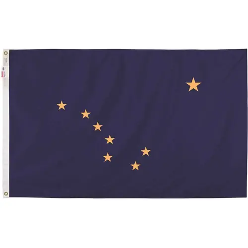 3 ft. x 5 ft. Nylon Alaska State Flag