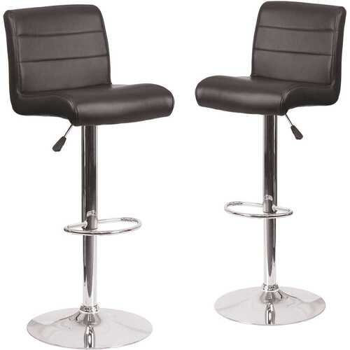 34.5 in. Black Bar stool Color/Finish Family