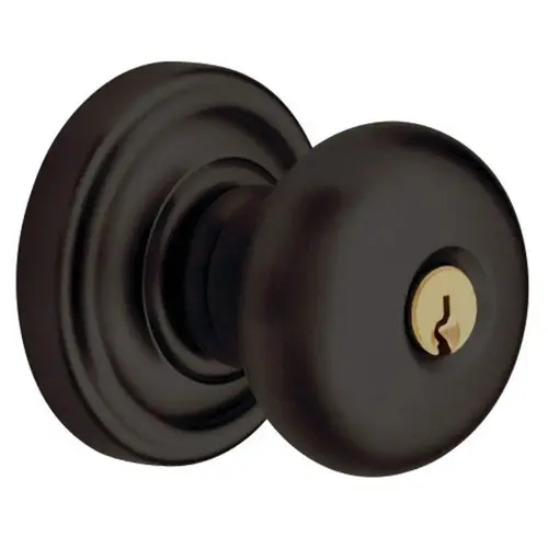 Estate Classic Knob w/Classic Rose Oil Rubbed Bronze