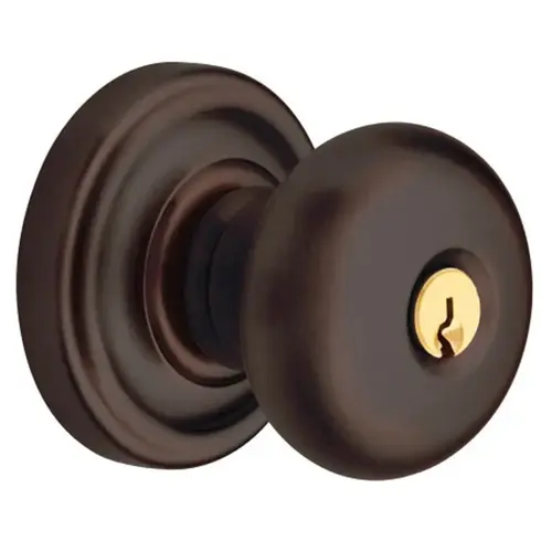 Estate Classic Knob w/Classic Rose Venetian Bronze